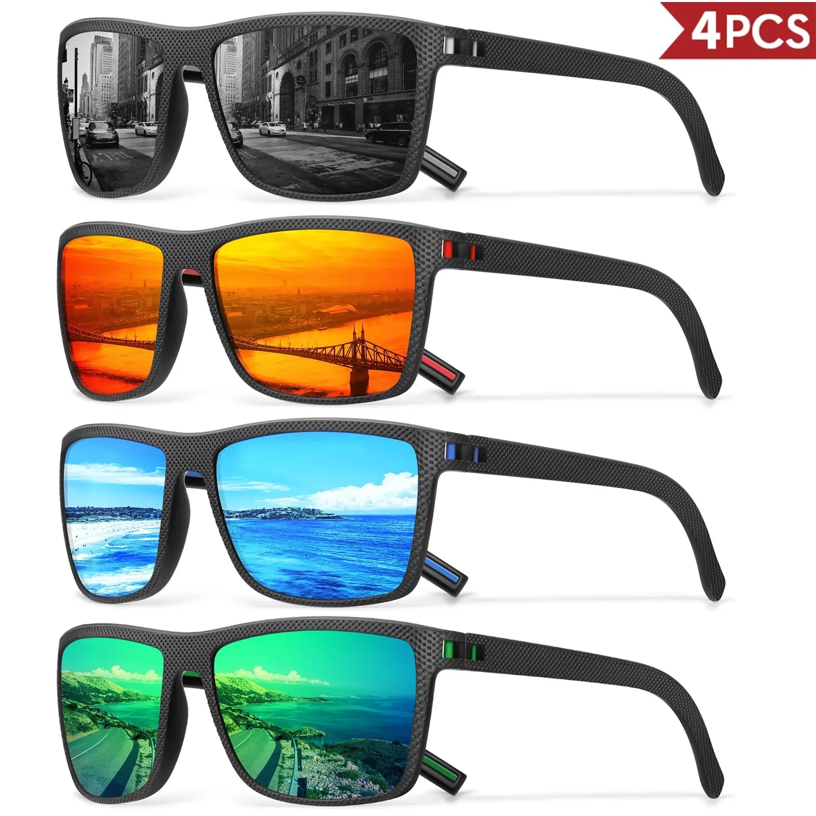 Stylish Polarized Sunglasses Pack