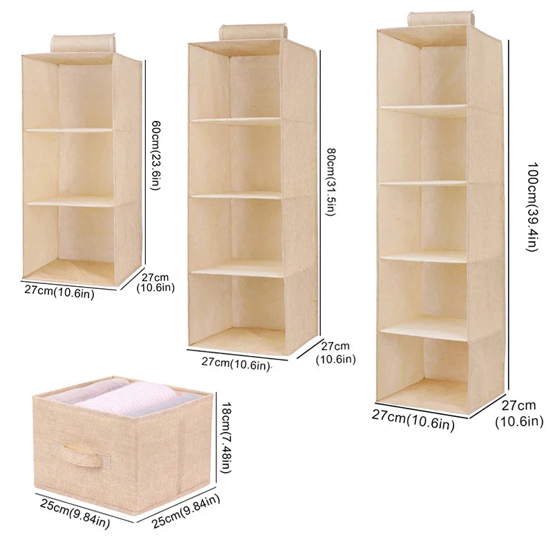 Chic Closet Hanging Organizer
