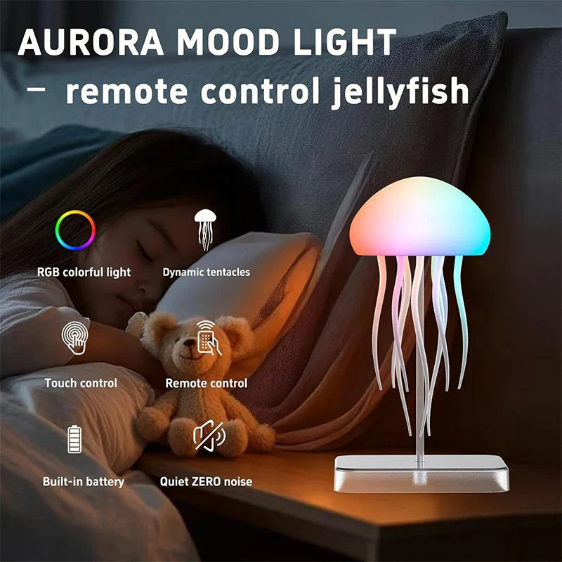 Mesmerizing Jellyfish Light Show
